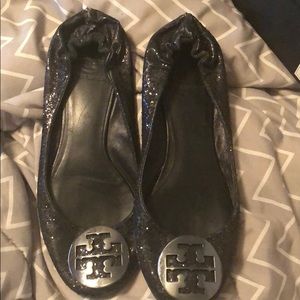 Tory Burch Glitter Reva Flat